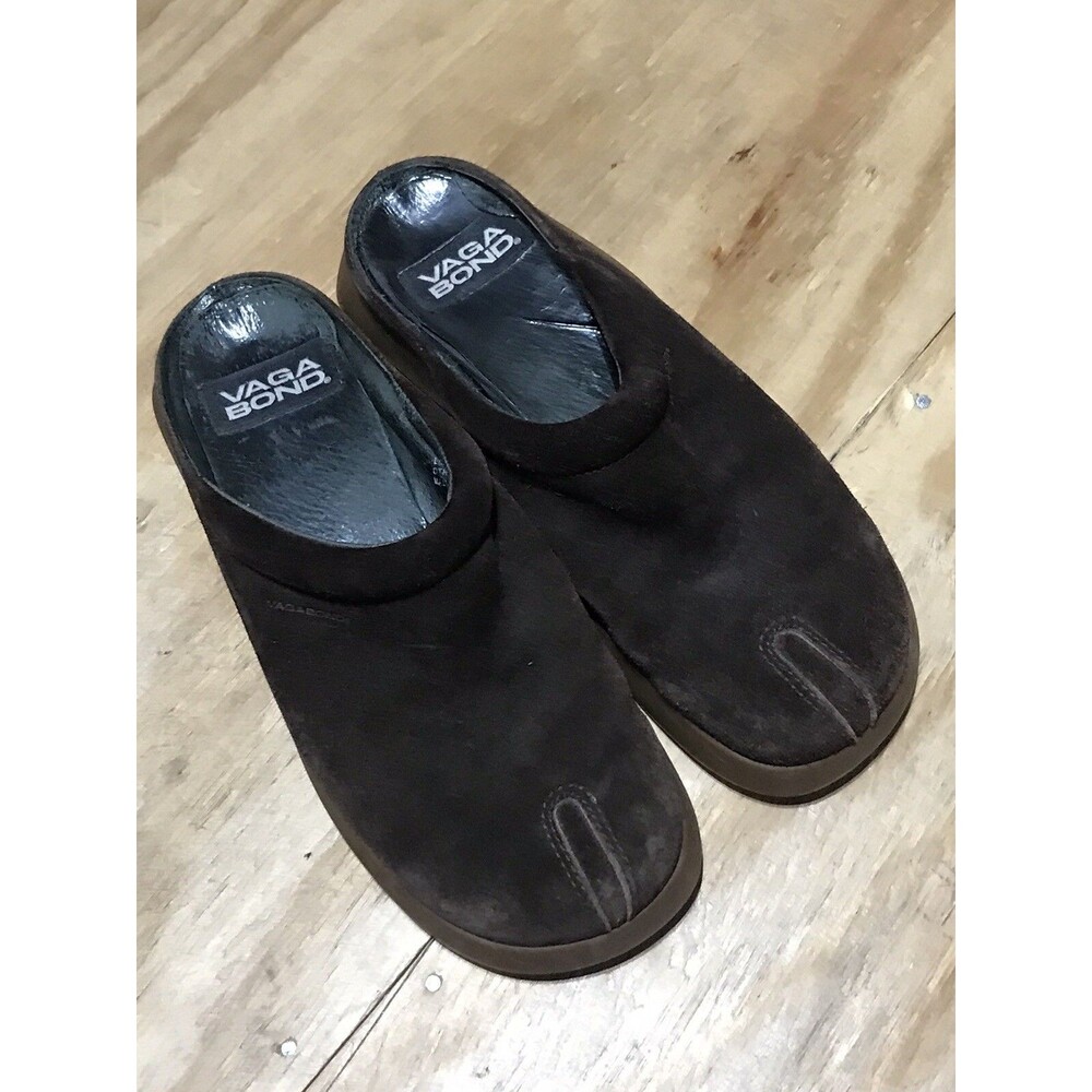 Vagabond Suede Clogs Men 43 Brown Slip On
